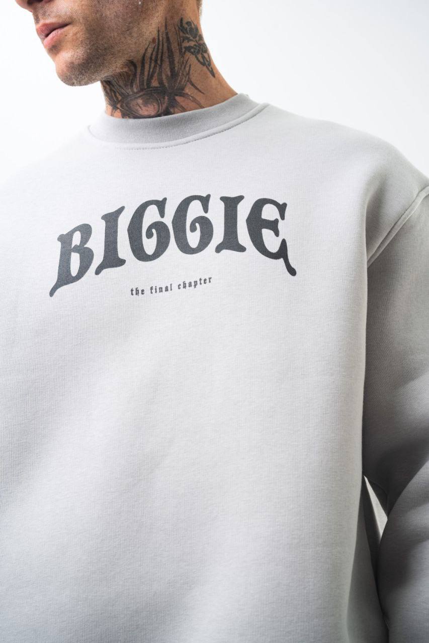 BIGGIE Oversized Sweatshirt – 90s Hip-Hop Legend Tribute Streetwear
