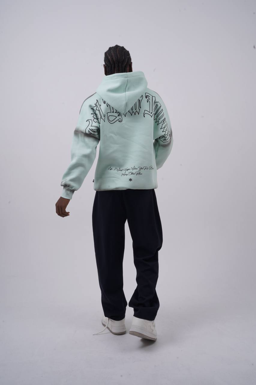 "Trust Your Journey" Gothic Graphic Hoodie