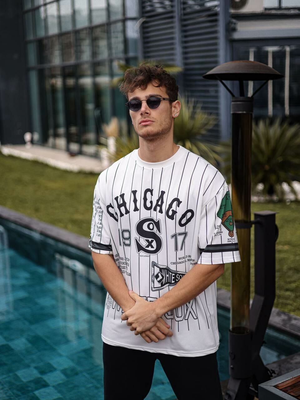 Chicago White Sox 1917 World Champions Vintage Oversized T-Shirt