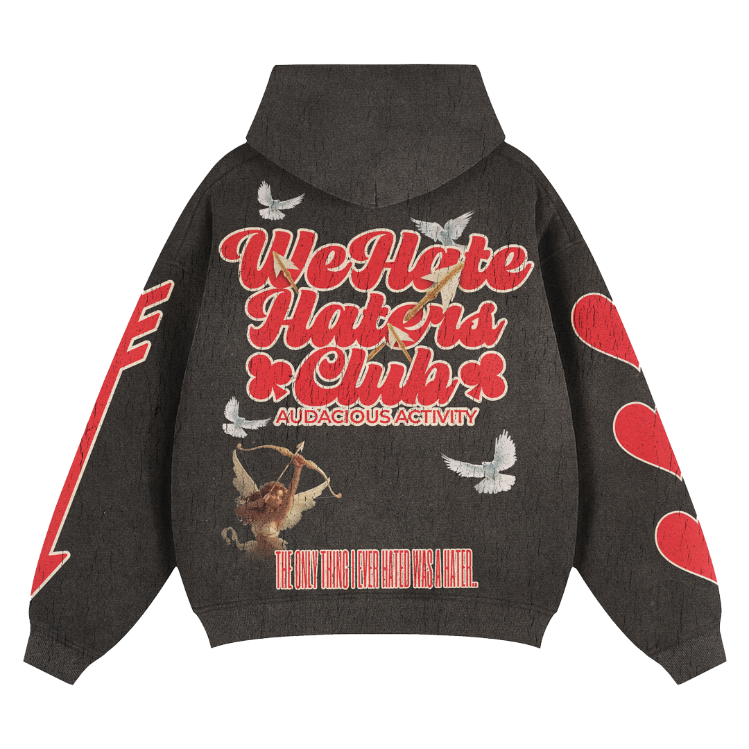 For The Love Zip-Up Hoody (Black)