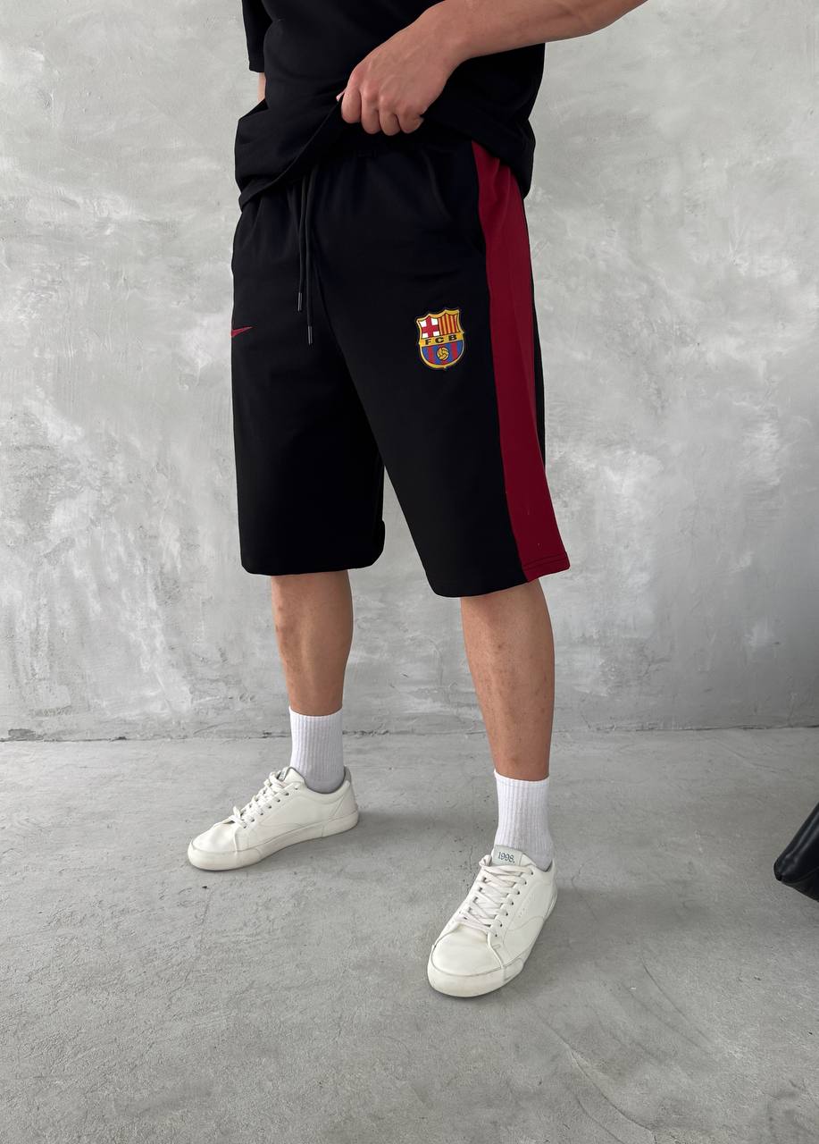 Blaugrana Spirit Men's Polo & Shorts Set – Modern Football Style