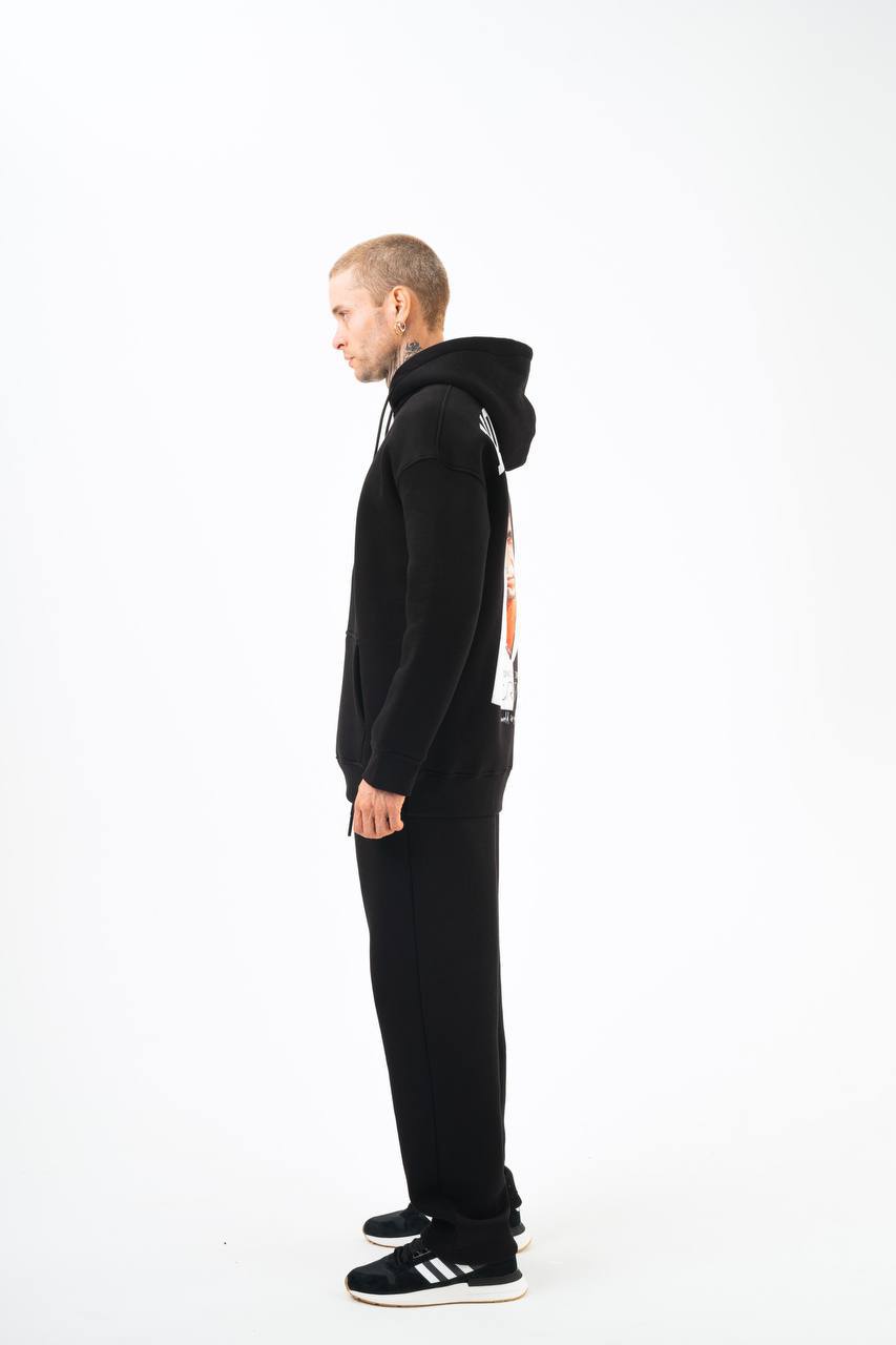 Oversize 'Scarface' Hoodie - Tony Montana Graphic Sweatshirt 'The World is Yours'